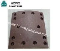 الفرامل الخلفية بطانة WG9231342068 لأجزاء شاحنة تفريغ HOWO