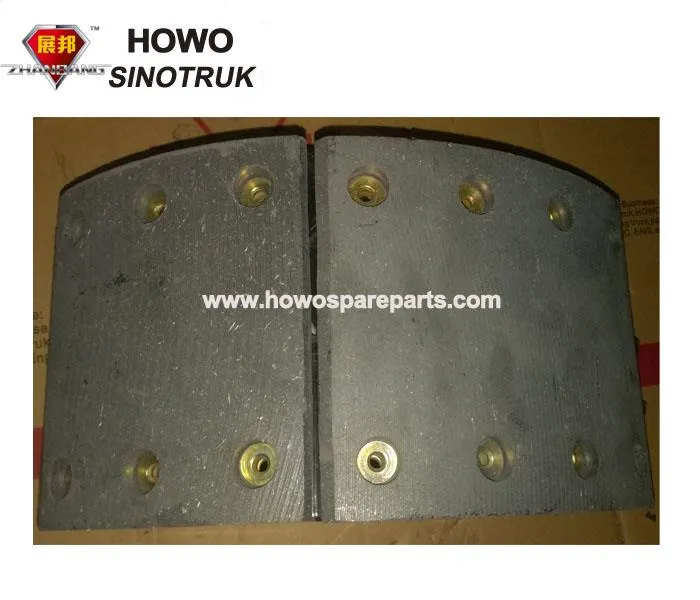 HOWO 336hp شاحنة الفرامل الأحذية AZ9100440030