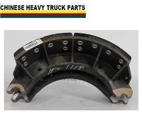 مجموعة أحذية الفرامل الخلفية الأصلية AZ9231342072 لشاحنة HOWO و A7